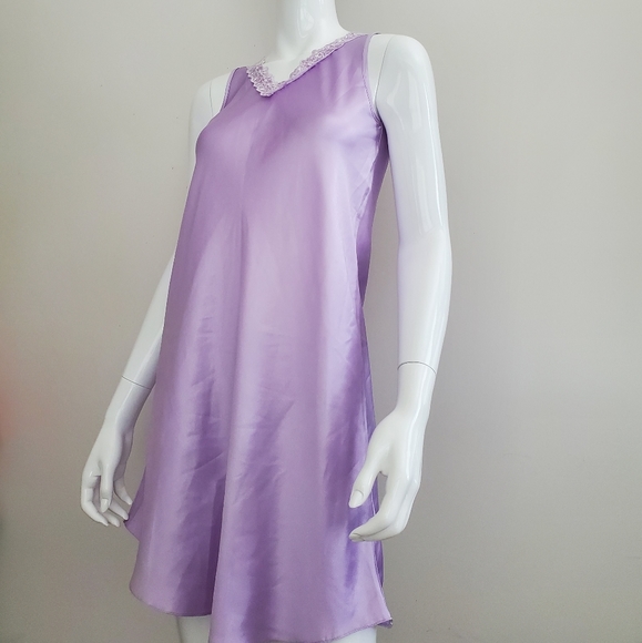 LAVENDER SLEEVELESS SLIP DRESS - Picture 3 of 7